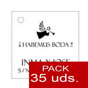 Imagen Etiquetas personalizadas Etiqueta Modelo B01 (Paquete de 35 etiquetas 4x4) 